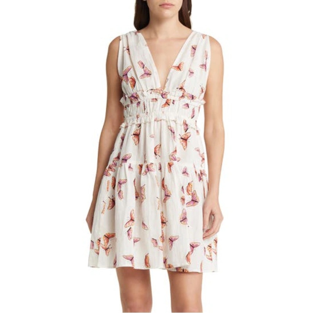NWT Banjanan victoria mini dress in kaleidoscope butterfly mufti